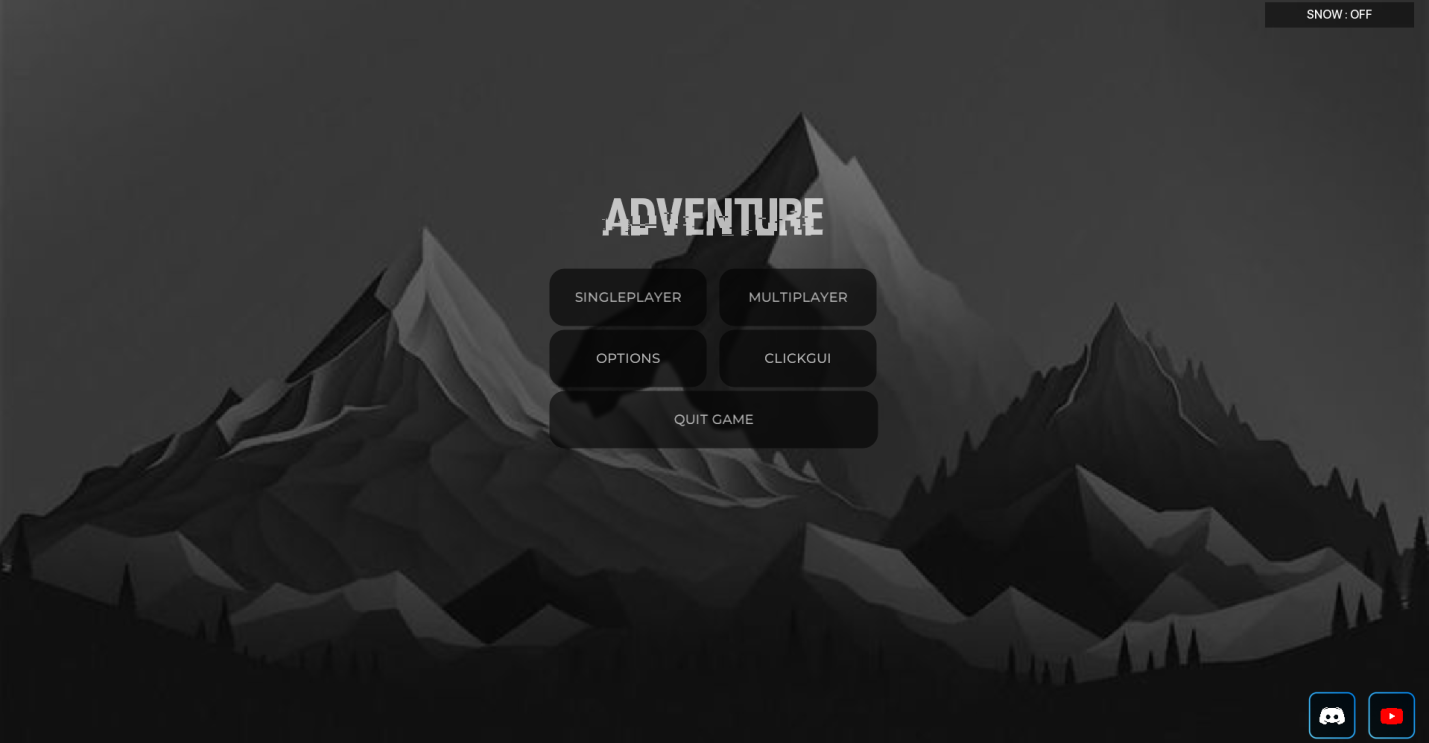 Adventure Main Menu